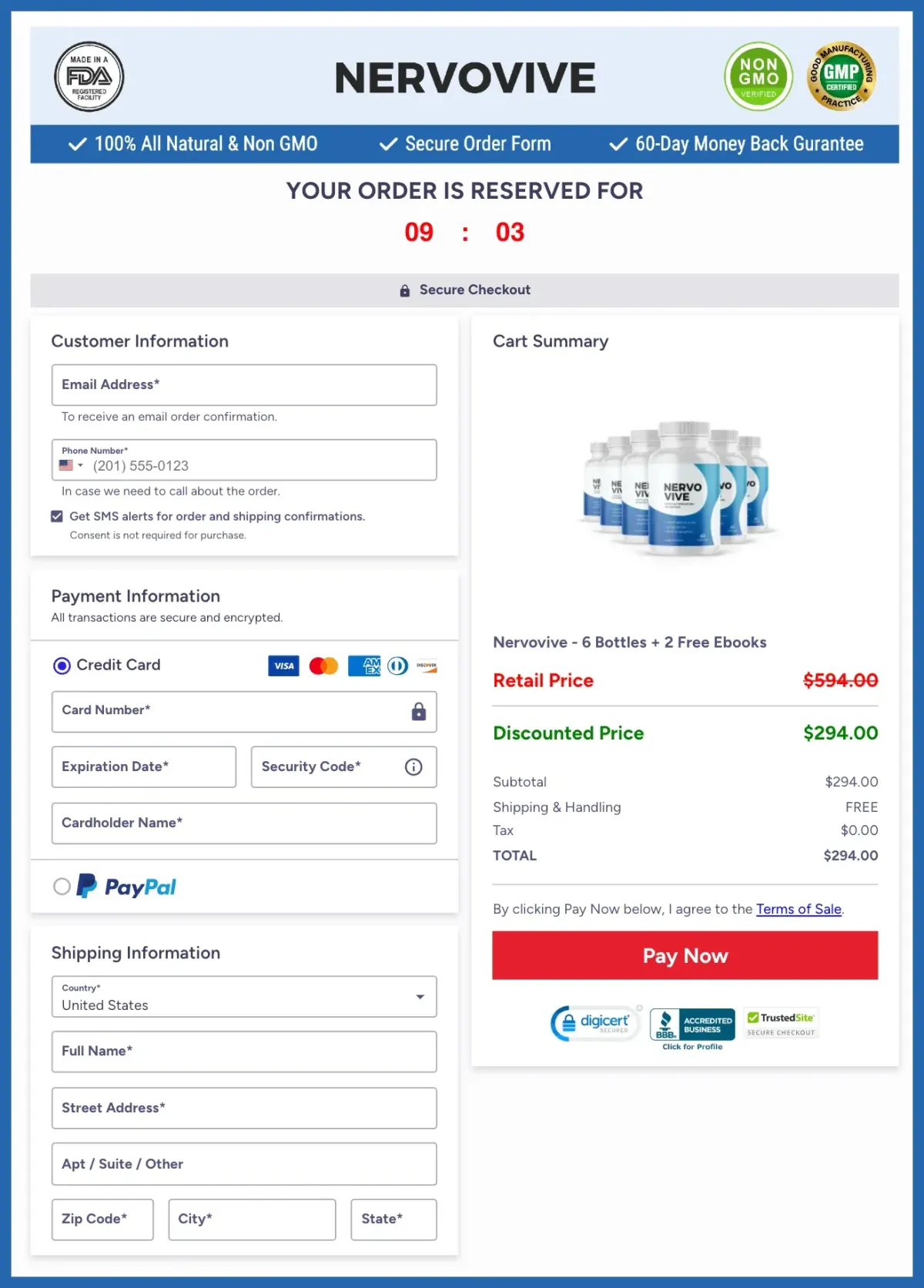NervoVive-buy-best-order-page